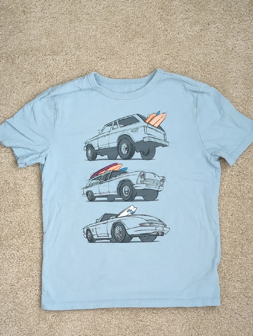 Boys Gap Beach Cars Shirt